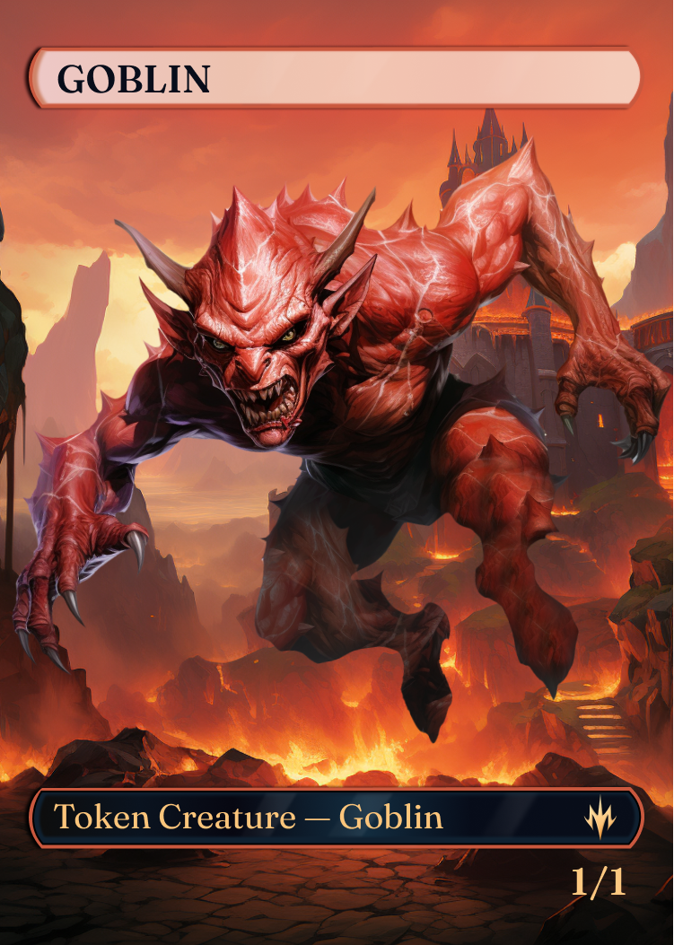 Goblin token custom card