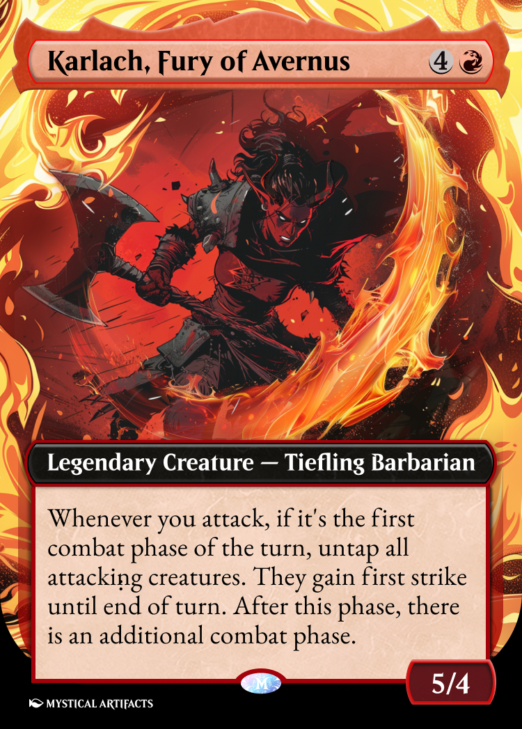 Karlach, Fury of Avernus custom card